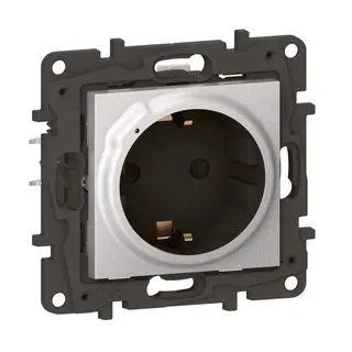 Legrand Steckdose SCHUKO 863720 Niloe Step Netatmo Alu