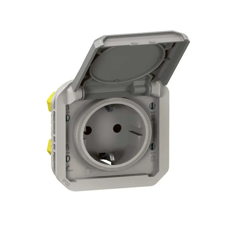 Legrand Einsatz 069570L SCHUKO-SDO Plexo New IP44 grau