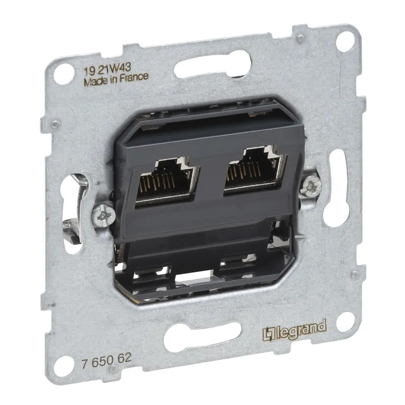 Legrand Einsatz SEANO Datendo.2xRJ45 Kat.6A STP