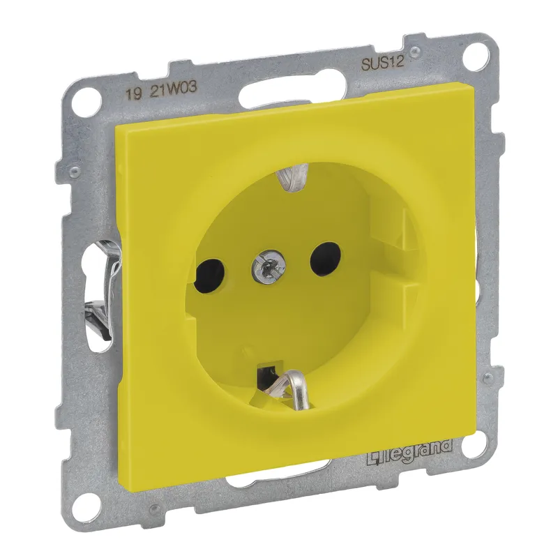 Legrand Steckdose SCHUKO SEANO Gelb