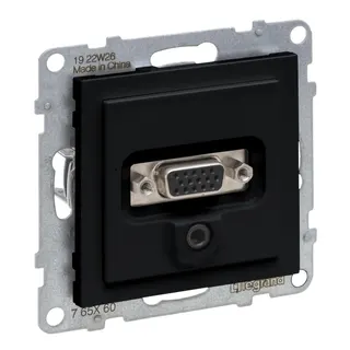 Legrand Anschlusseinheit SEANO HD15+3mm Jack SW