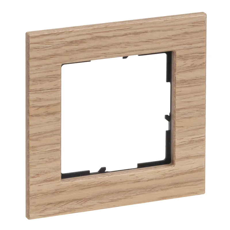 Legrand Rahmen SEANO Natura 1-f.Eiche hellbraun