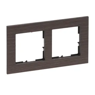 Legrand Rahmen SEANO Natura 2-f.Eiche dunkelbraun
