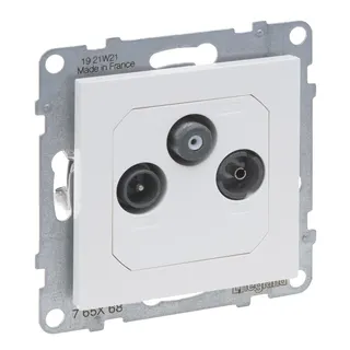 Legrand Durchgangsdose SEANO TV-R-SAT f.HD-TV ultraws