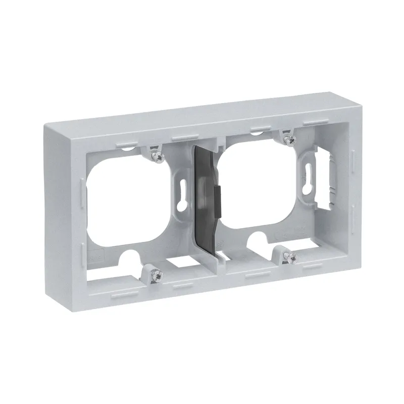Legrand Aufputzgehäuse SEANO 2-f.alu