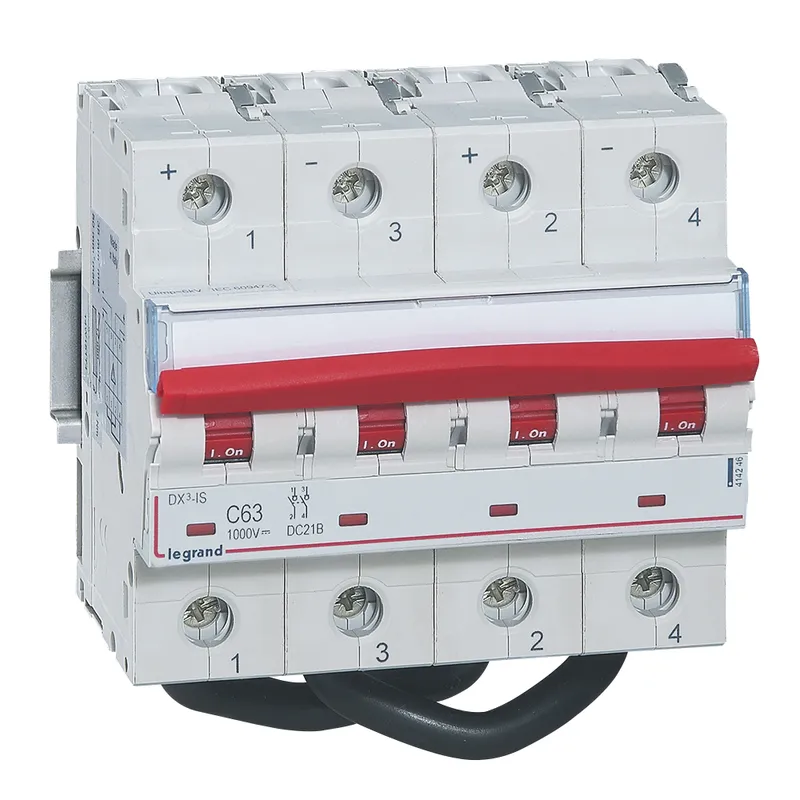 Legrand Lasttrennschalter DX3 2P 63A 1000V DC 6 Module