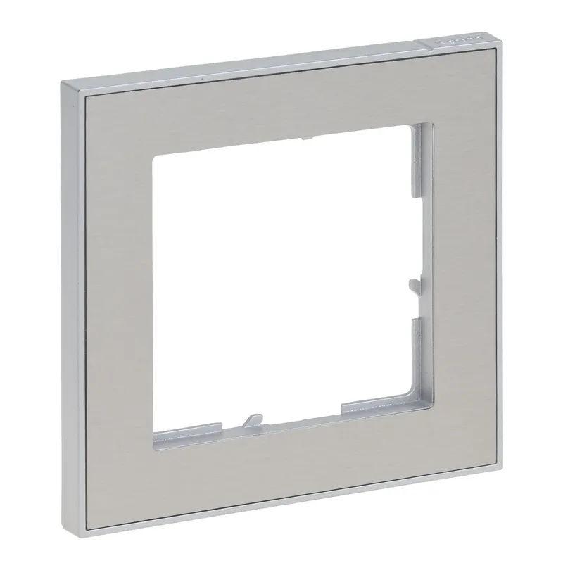 Legrand Rahmen SEANO+1-f.m.Brushed Steel