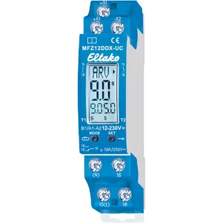 Eltako digitales Multifunktionsrelais MFZ12DDX-UC DUPLEX mit LC-Display