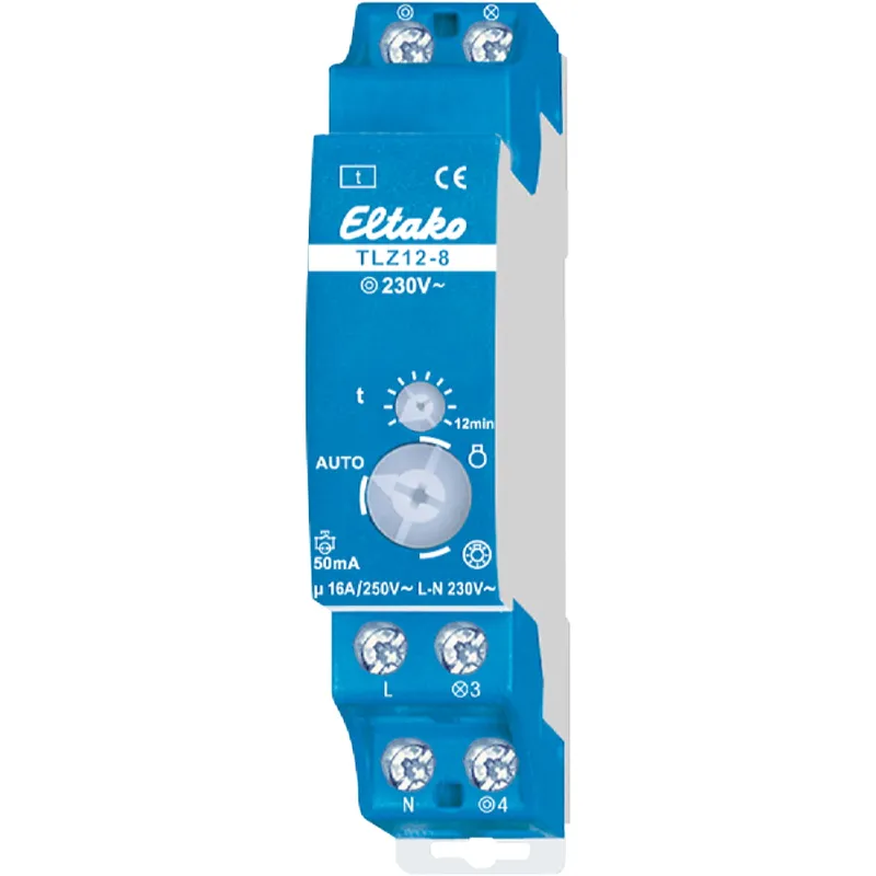 Eltako Treppenlicht-Zeitschalter TLZ12-8 LED/ESL bis 100W 16A/250VAC
