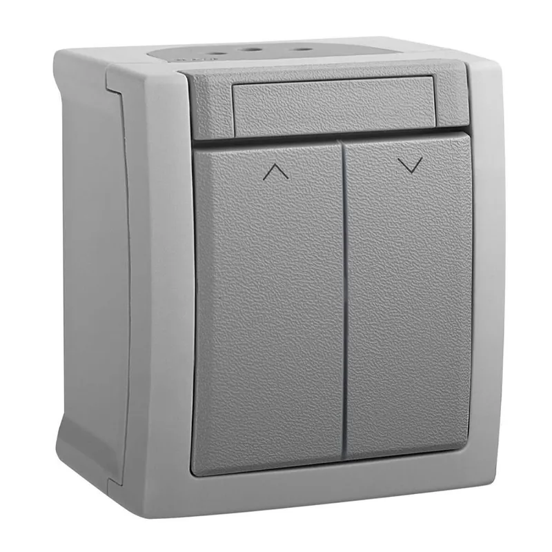 HHG Pacific Jalousieschalter FR-Aufputz IP54 mechanisch verriegelt