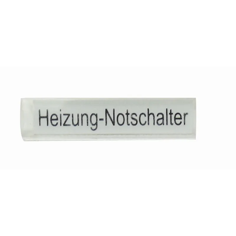 HHG Pacific Beschriftungsset für FR-AP IP54 90591301-DE "Heizung-Notschalter"