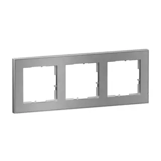 Legrand Rahmen SEANO+3-f.m.Brushed Steel