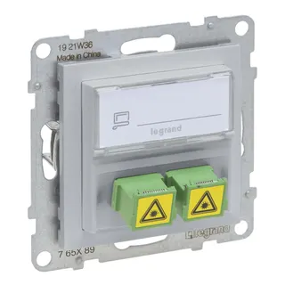 Legrand Steckdose SEANO SC/APC Duplex Adapter AL