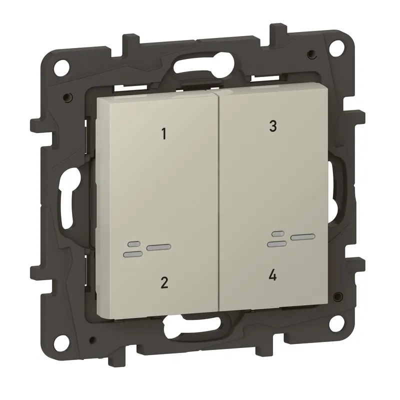 Legrand Szenentaster 863904 Niloe Step Netatmo 4-f.sd