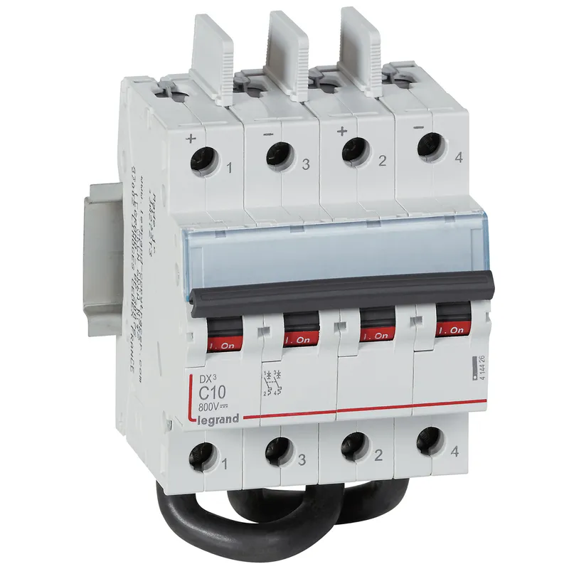 Legrand Leitungsschutzschalter DX3 800V DC 10A 2-pol.4 Module
