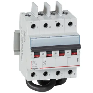 Legrand Leitungsschutzschalter DX3 800V DC 10A 2-pol.4 Module