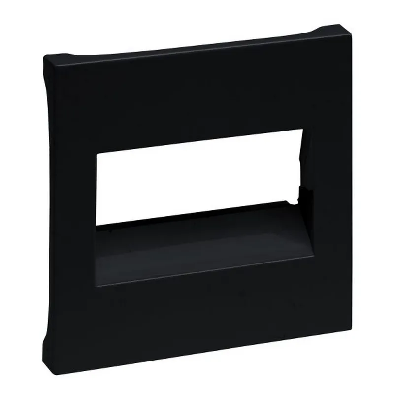 Legrand Abdeckung SEANO RJ45 f.1-u.2-f.Datendosen sw