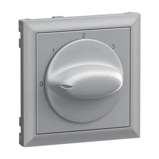 Legrand Abdeckung SEANO f.3-Stufenschalter 0,1,2,3 alu