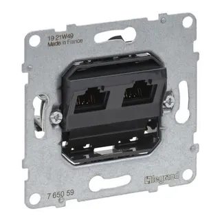Legrand Einsatz SEANO Datendo.2xRJ45 Kat.5e UTP