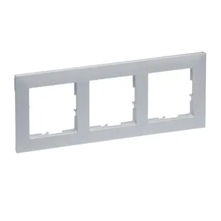 Legrand Rahmen SEANO 3-f.alu