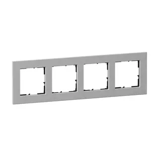 Legrand Rahmen SEANO Natura 4-f.alu eloxiert
