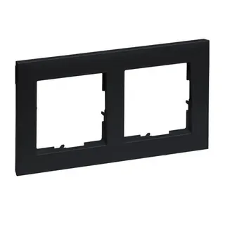 Legrand Rahmen SEANO 2-f.sw