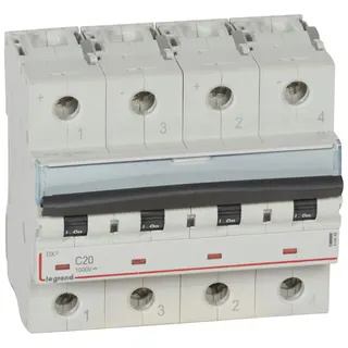 Legrand Leitungsschutzschalter DX3 1000V DC 20A 2-pol.4 Module