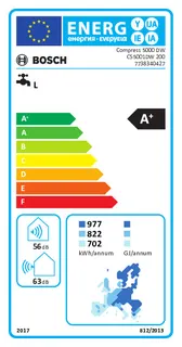 Bosch Warmwasser Wärmepumpe CS5001DW 200 – Bild 2