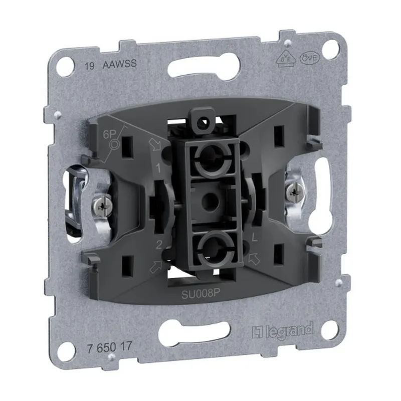 Legrand Einsatz SEANO TA.m.Wechselko m.N-Klemm 10A STKLE