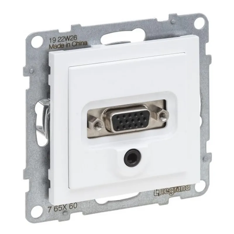 Legrand Anschlusseinheit SEANO HD15+3mm Jack UW