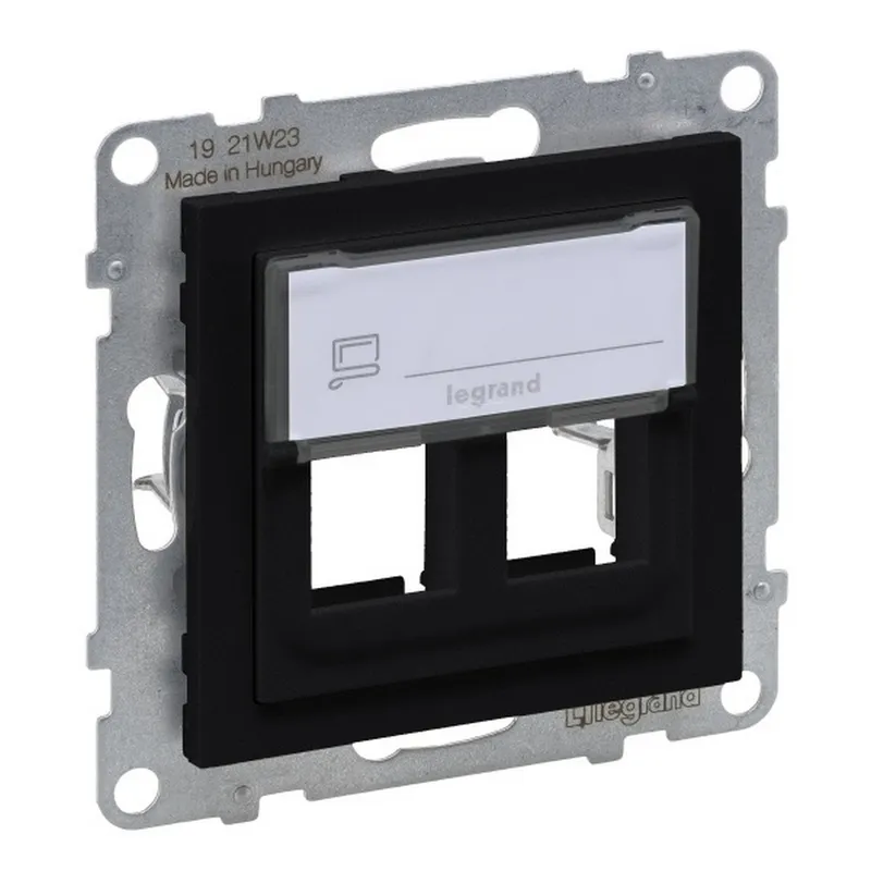 Legrand Rahmen SEANO 2-f.Adapter f.Datendo.n sw