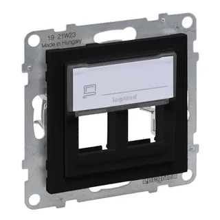 Legrand Rahmen SEANO 2-f.Adapter f.Datendo.n sw