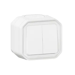 Legrand Doppelwechselschalter 069755L Plexo New