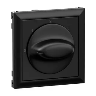 Legrand Abdeckung SEANO f.3-Stufenschalter 0,1,2,3 sw