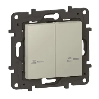 Legrand Wandsender 863908 Niloe Step Netatmo Licht 2-f.sd