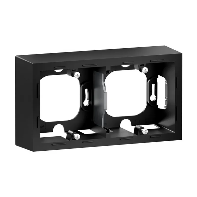 Legrand Aufputzgehäuse SEANO 2-f.sw