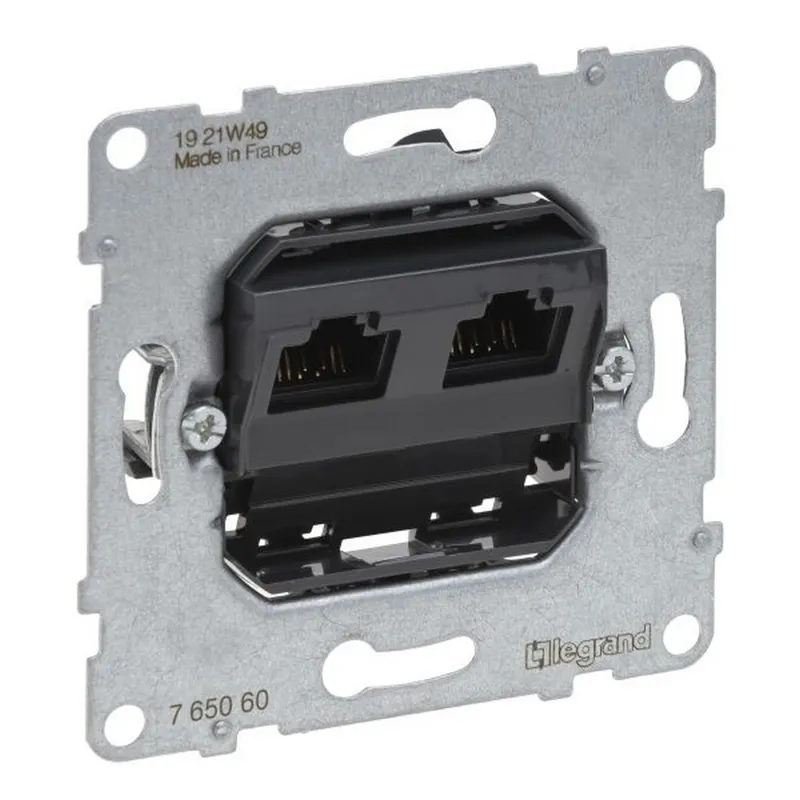 Legrand Einsatz SEANO Datendo.2xRJ45 Kat.5e UTP