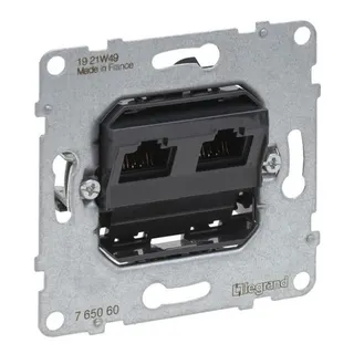 Legrand Einsatz SEANO Datendo.2xRJ45 Kat.5e UTP