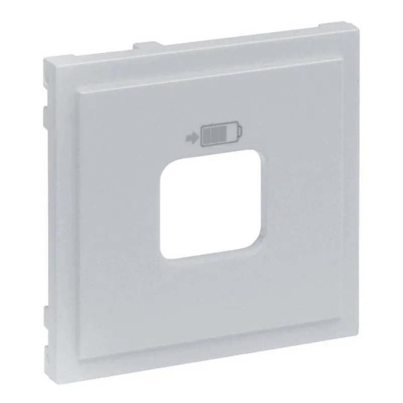Legrand Abdeckung SEANO f.USB-Ladesteckdosen A+C u.C+C alu