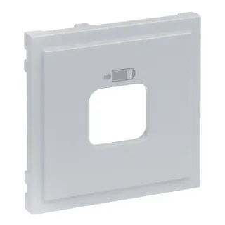 Legrand Abdeckung SEANO f.USB-Ladesteckdosen A+C u.C+C alu