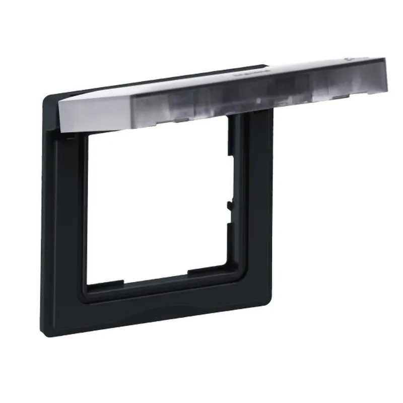 Legrand Rahmen SEANO 1-f.m.Klappdeckel IP44 in anthr