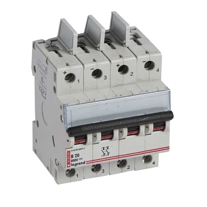Legrand Leitungsschutzschalter DX3 800V DC 20A 2-pol.4 Module