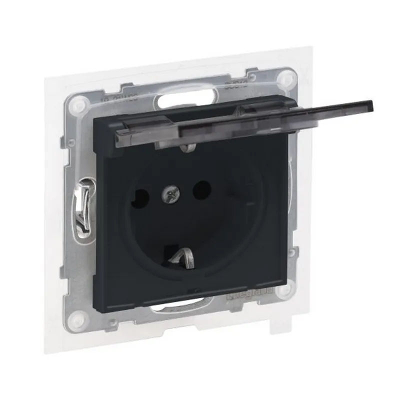 Legrand Steckdose SCHUKO SEANO SL Klappdeckel IP44 AN