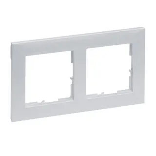 Legrand Rahmen SEANO 2-f.alu