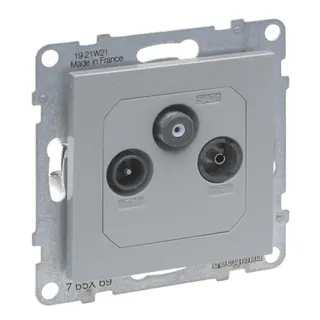 Legrand Enddose SEANO TV-R-SAT f.HD-TV alu