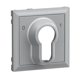 Legrand Abdeckung SEANO f.DIN-Schlüsselschalter 0-1 alu