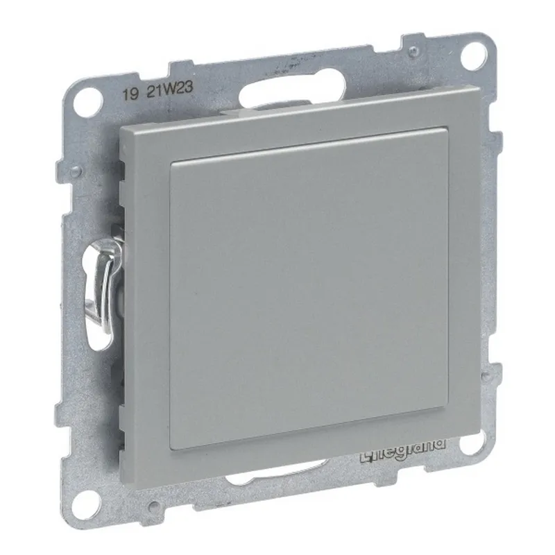Legrand Blindabdeckung SEANO u.Mosaic-Adapter alu