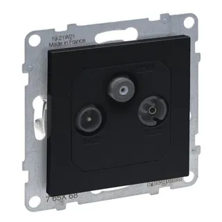 Legrand Durchgangsdose SEANO TV-R-SAT f.HD-TV anthr
