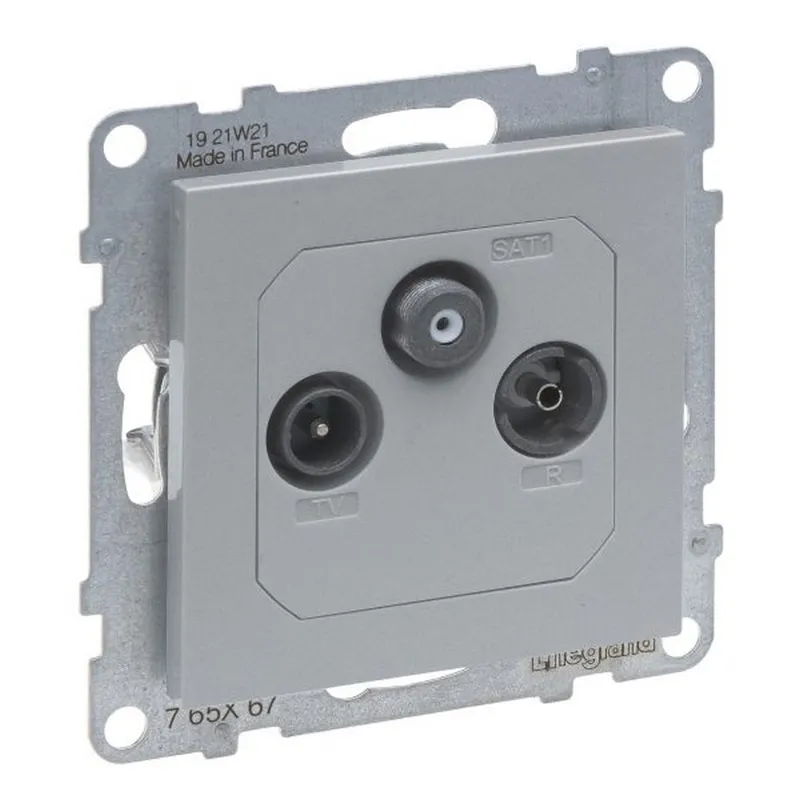 Legrand Einzeldose SEANO TV-R-SAT f.HD-TV alu