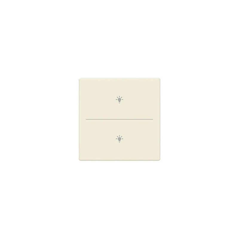 Busch-Jaeger Abdeckung LFBT/A.2.63.11-84 Taster 2-fach m. Symbol Beleuchtung